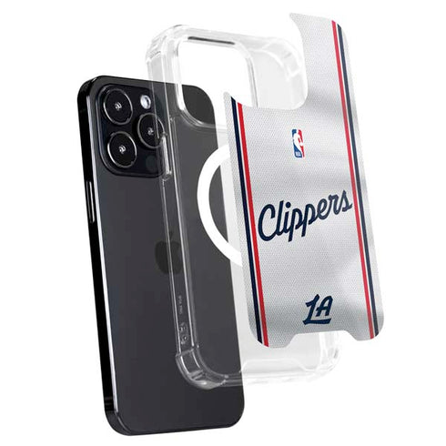 NBA Los Angeles Clippers Team Jersey iPhone 15 Pro MagSafe Case